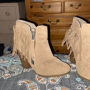 Cute high hell booties